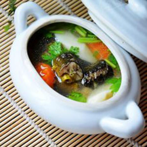 Chinese yam eel soup
